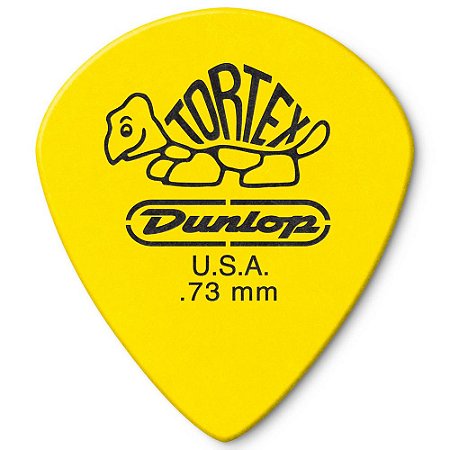 Palheta Dunlop 498-073 Tortex Jazz III XL 0.73mm Amarela - unidade