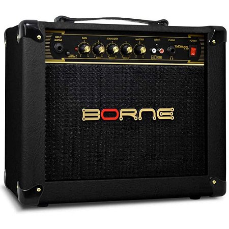Amplificador Borne Vorax 630 combo para guitarra 25W 1x6" Preto