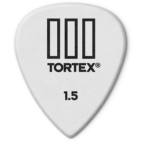 Palheta Dunlop 462-150 Tortex III 1.50mm Branca - unidade