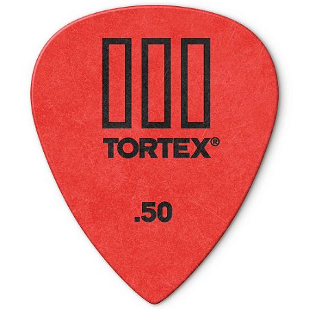 Palheta Dunlop 462-050 Tortex III 0.50mm Vermelha - unidade