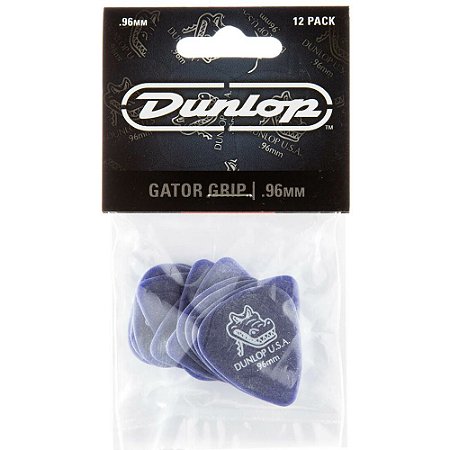 Palheta Dunlop 417P096 Gator Grip 0.96mm - 12 unidades