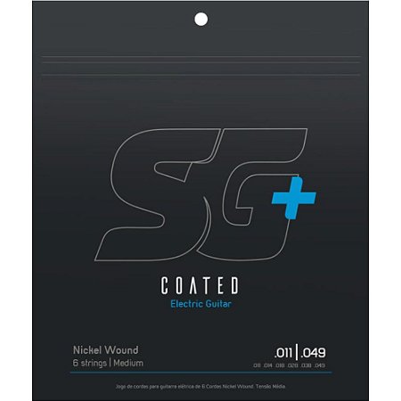 Encordoamento Guitarra SG 011-049 Coated Medium - SG+