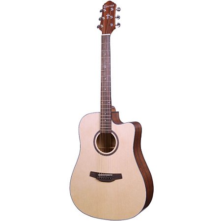 Violão Crafter HD-100CE/OP.N Spruce Natural Satin Folk Cutaway - Eq PL-T NV