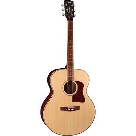 Violão Cort CJ MEDX NAT Natural Gloss - Jumbo