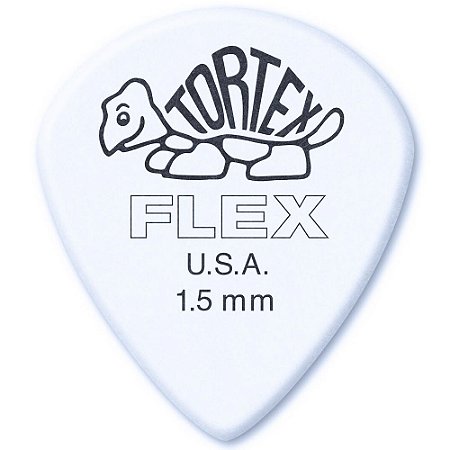 Palheta Dunlop 468P150 Tortex Flex Jazz III 1.50mm - 12 unidades