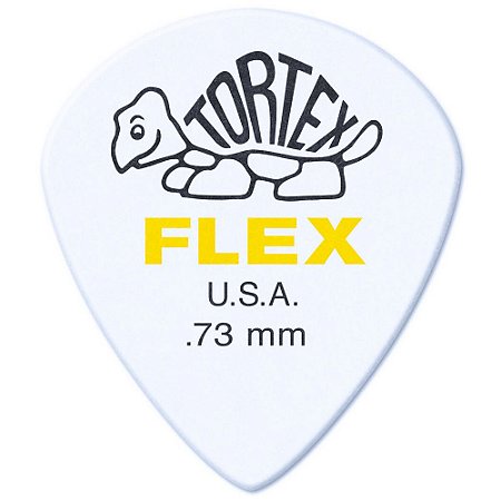 Palheta Dunlop 468P073 Tortex Flex Jazz III 0.73mm - 12 unidades