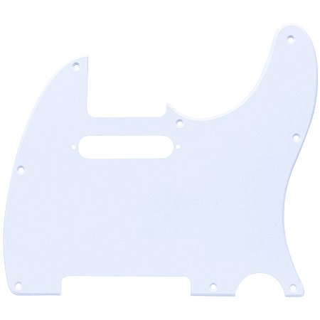 Escudo para Guitarra Tele 1 Camada Branco Dolphin 2355