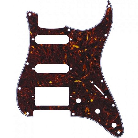 Escudo para Guitarra Strato HSS 3 Camadas Tortoise Dolphin 8606