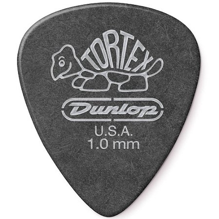 Palheta Dunlop 488-100 Tortex Pitch Black Standard 1.00mm - unidade