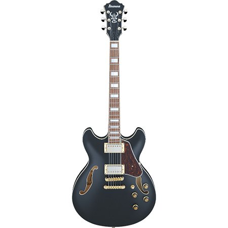 Guitarra Ibanez AS73G BKF Black Flat - semi hollow