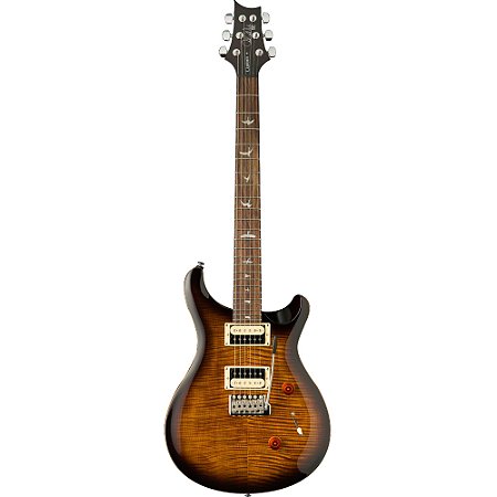 Guitarra PRS SE Custom 24 Black Gold Burst com Bag