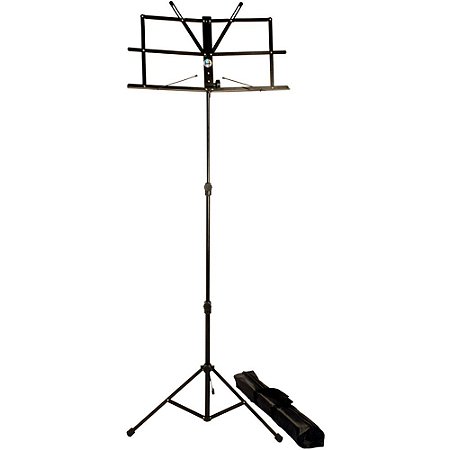 Suporte Telescópico para Partitura com Capa Preto Dolphin 6387