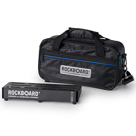 Pedalboard Rockboard DUO 2.0 32 x 15 cm com Bag - RBO B 2.0 DUO B