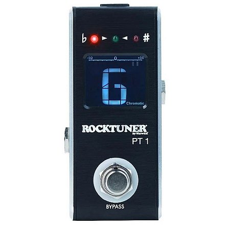 Pedal Afinador Rocktuner RT PT 1 BLK preto - cromático