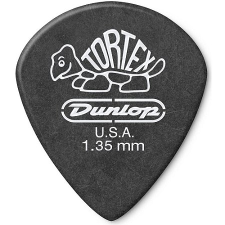 Palheta Dunlop 498-135 Tortex Jazz III XL 1.35mm Preta - unidade