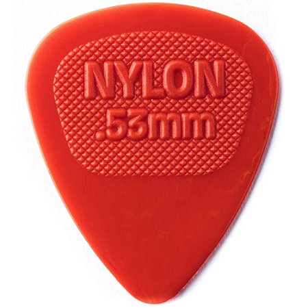 Palheta Dunlop 443-053 Nylon Midi 0.53mm Vermelha - Unidade