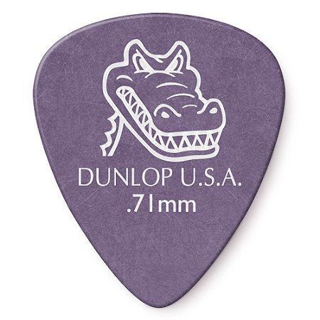 Palheta Dunlop 417-071 Gator Grip 0.71mm - unidade