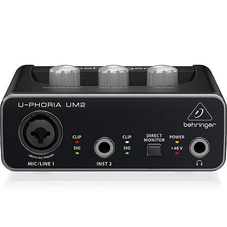 Interface de Audio Behringer U-PHORIA UM2 - USB
