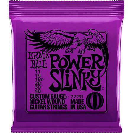 Encordoamento Guitarra Ernie Ball 2220 011-048 Power Slinky