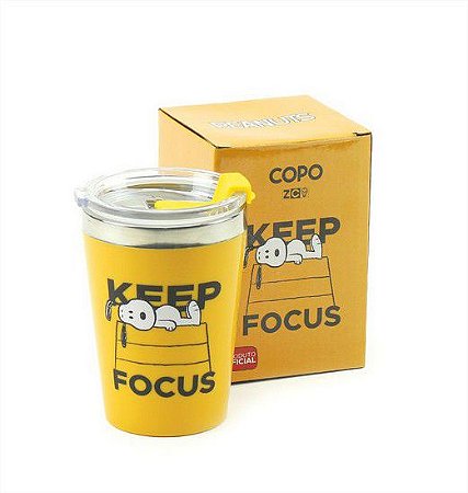Copo Snoopy Keep Focus Snap