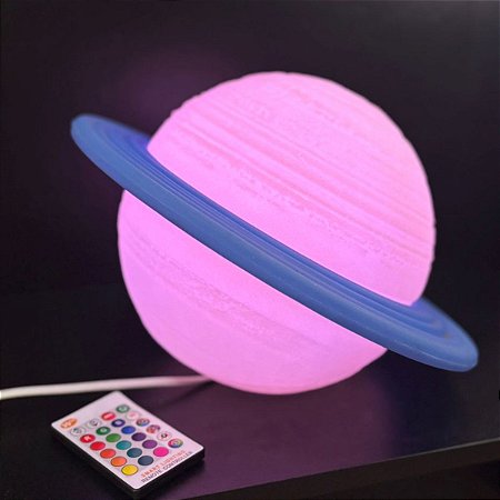 Luminária Saturno 3D