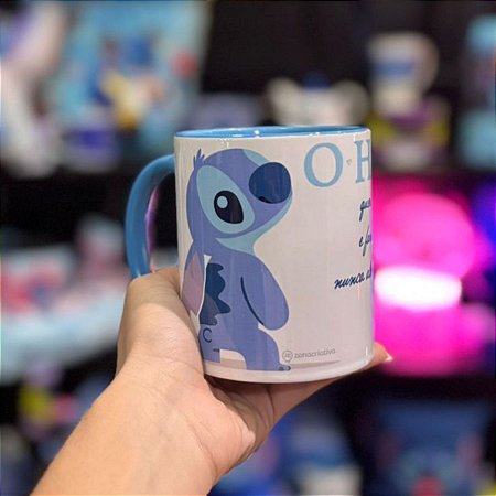 Caneca Stitch Ohana Pop