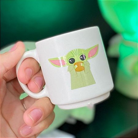 Caneca Baby Yoda Mini Tina