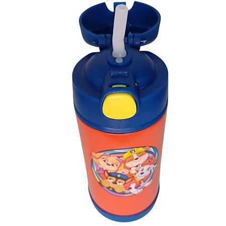 Garrafa Cantil Click Com Canudo Super Mario Bros Nintendo 300ML