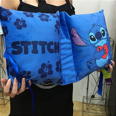 Almofada Stich Love Carta Laço