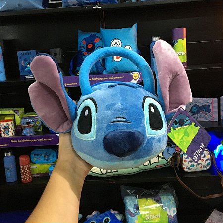 Bolsa Stitch Pelúcia Formato