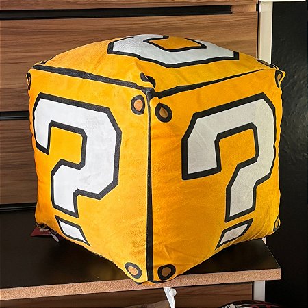 Almofada Block Mario Bros Cubo