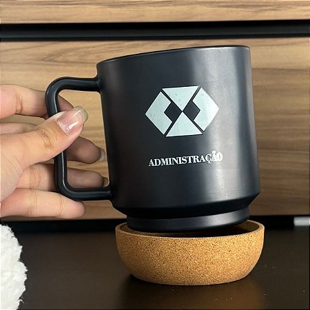 Caneca Administração com Cortiça