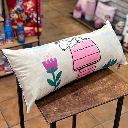 Almofada Snoopy Flores