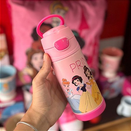 Garrafa Princesas Top Handle