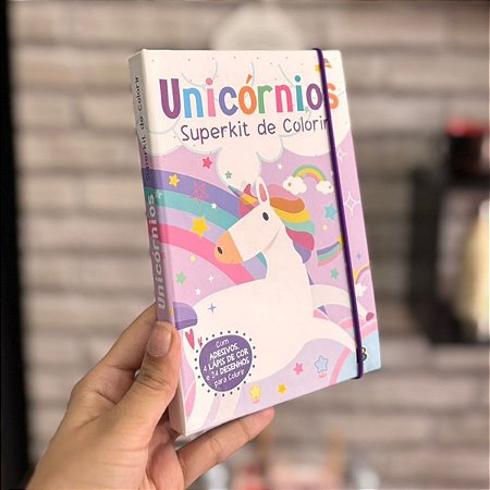 Superkit Unicórnios de Colorir