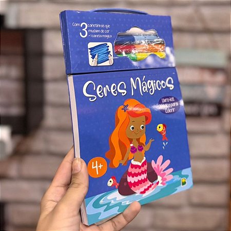 Livro-Kit Mágico de Colorir