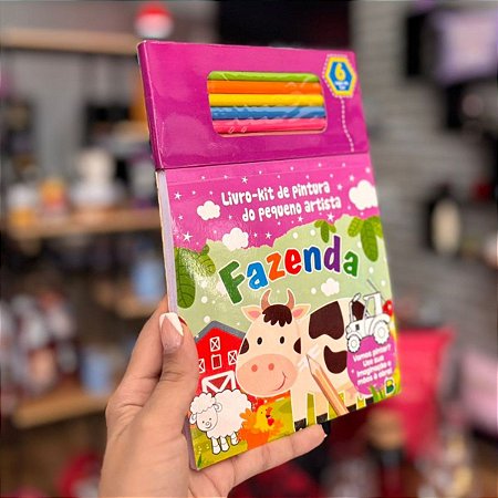 Livro-Kit Fazenda de Colorir