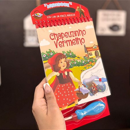 Livro Aquabook Chapéuzinho Vermelho