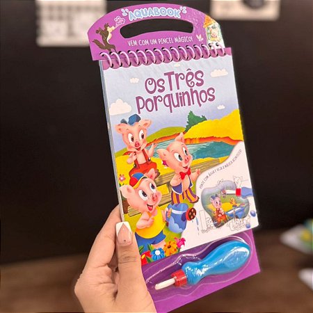 Livro Aquabook Os Três Porquinhos