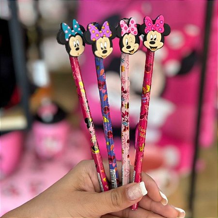 Lápis Minnie com Tag