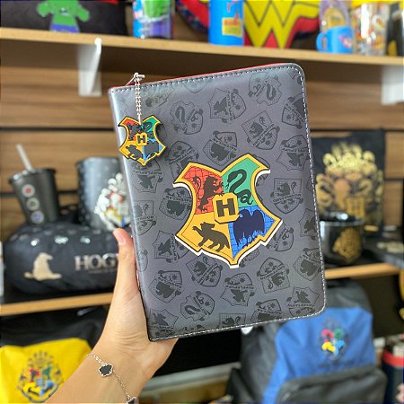 Caderno Harry Potter  com Pasta