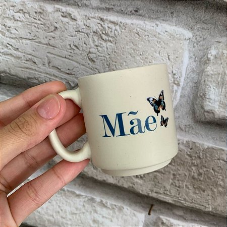 Caneca Mãe Ensinou Mini Tina
