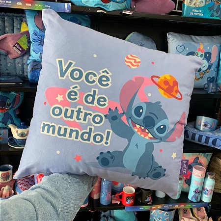 Almofada Stitch e Angel Namorados