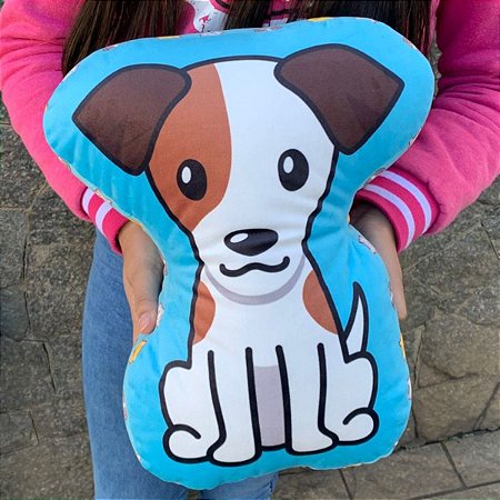 Almofada Cachorrinho I Love Dogs Formato