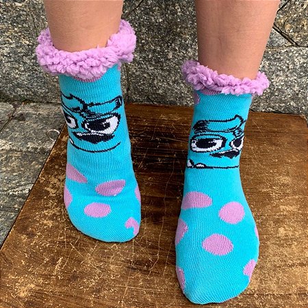 Meia Pantufa Sullivan Monstro SA Cozy