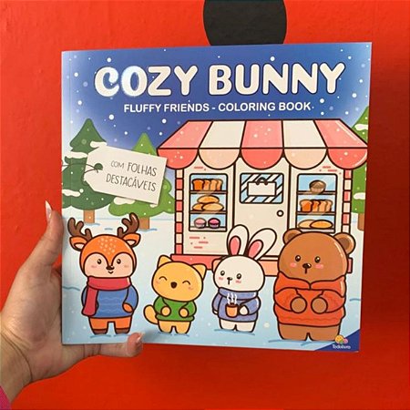 Livro de Colorir Amiguinhos Fofinhos: Coelhinho Aconchegante
