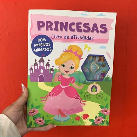 Princesa Adesivos Animados Livro de Atividades
