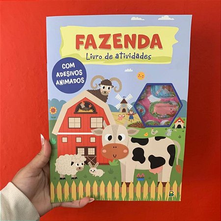 Fazenda Adesivos Animados Livro de Atividades