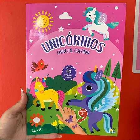 Unicórnios Livro de Colorir Tatuagens