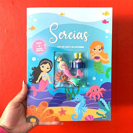 Sereias Aventuras com Borrachas Livro de Colorir
